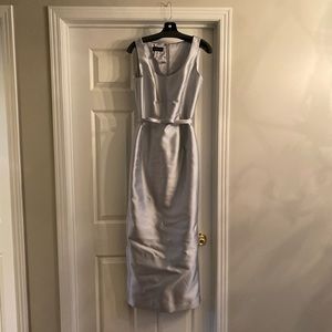Silver Frascara Evening Dress